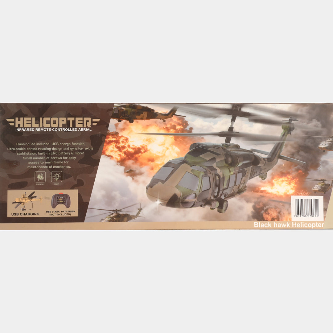 Remote-Controlled Military Helicopter