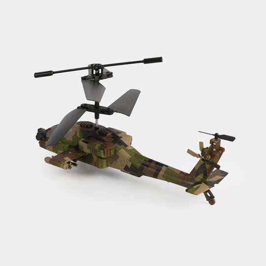 Remote-Controlled Military Helicopter