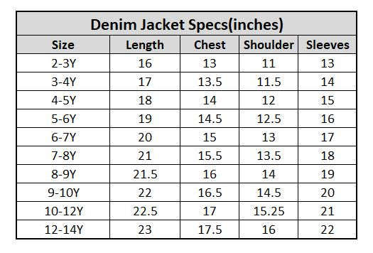 Boys Denim Stretch Woven Jacket Too Young-Blue
