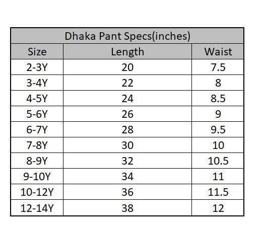 Girls Cotton Dhaka Pants (Gota Patti) – Black