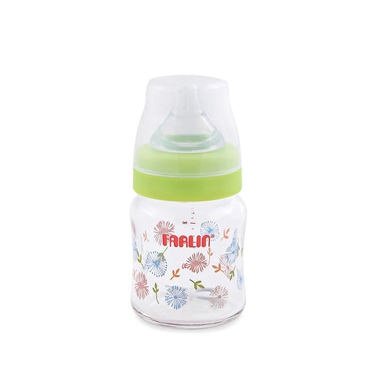 GLASS WIDE NECK FEEDER 120ML