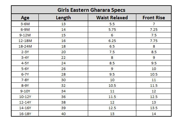 Girls Cotton Printed Gharara (Swan) – Black