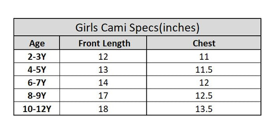Girls Cotton Jersey Cami Basic-Pack of 2-White