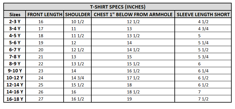Girls Lycra Jersey T-Shirt Character-Red