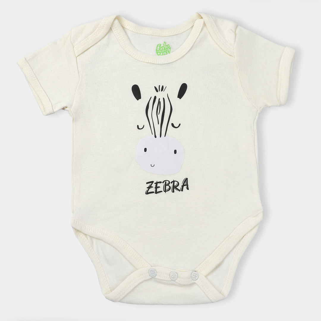 Infant Basic Romper Unisex ZEBRA