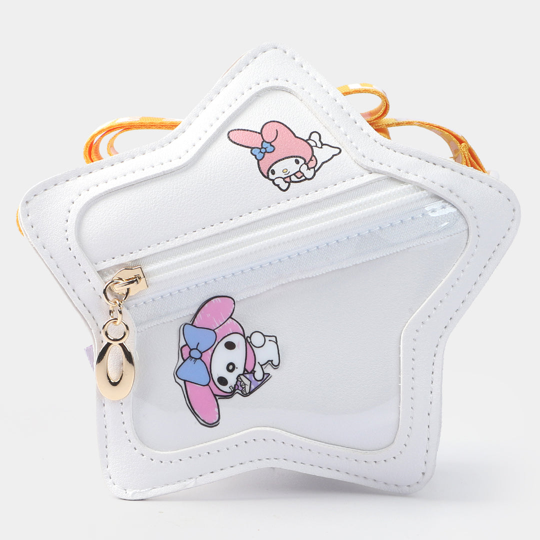 Girls Fancy Hand Bag | White