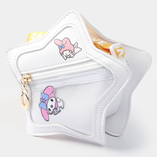 Girls Fancy Hand Bag | White