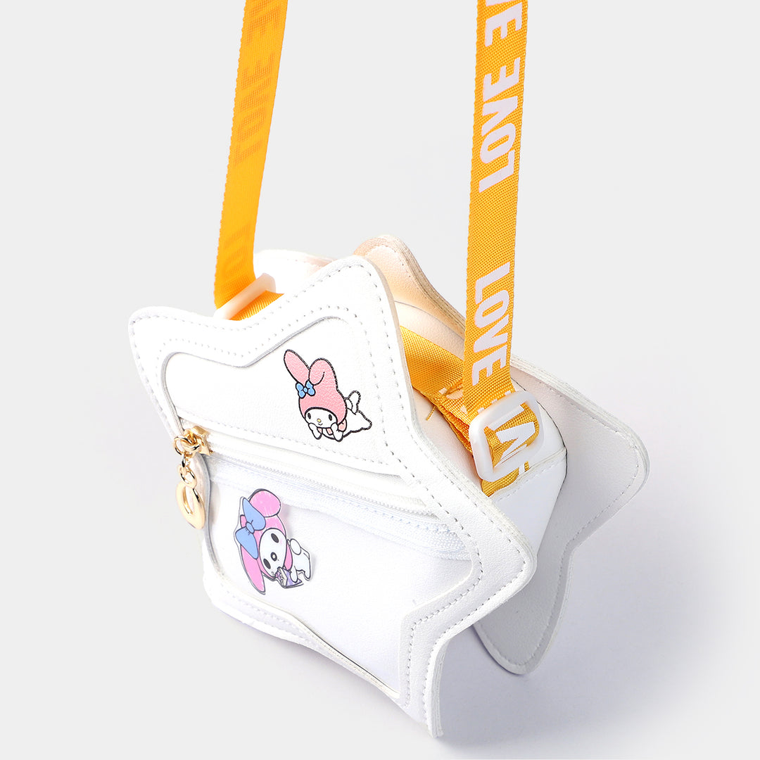 Girls Fancy Hand Bag | White