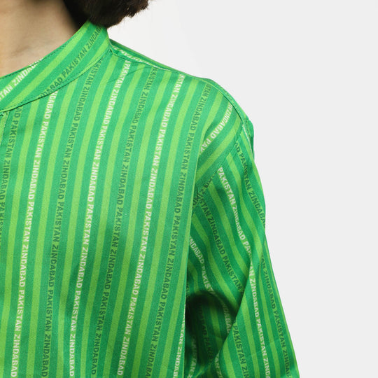 Boys Pakistan Zindabad Kurta – Green