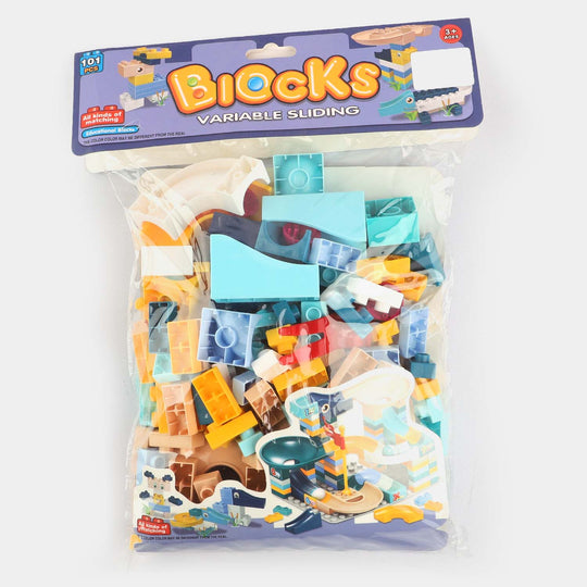 Sliding Building Blocks Track Set