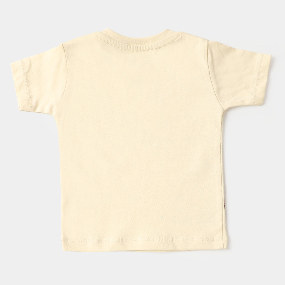 Infant Boys Cotton Set 2 PC Advanture & Tiger - Light Grey