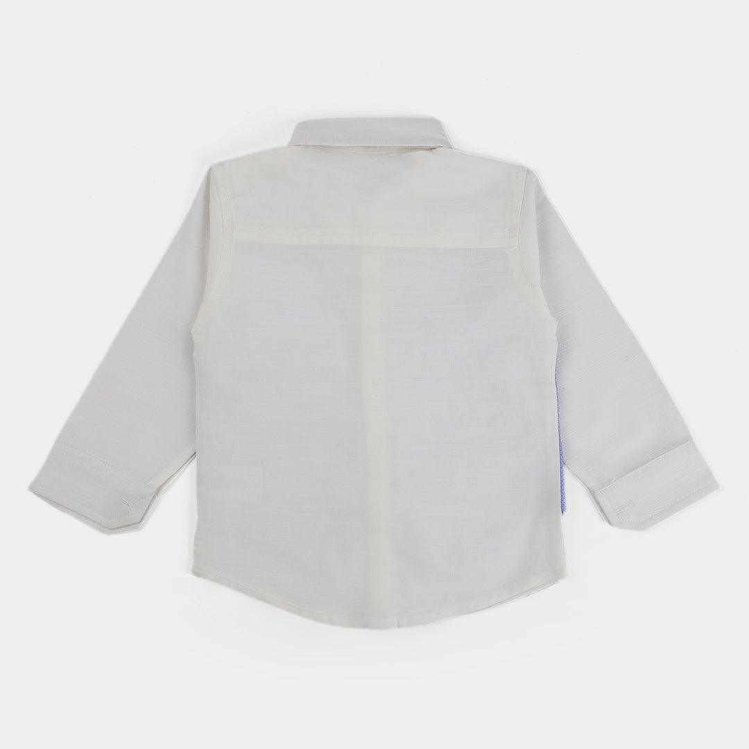 INFANT BOYS COTTON 2PC SUIT - Sky Blue