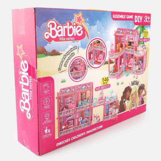 Kids Diy Lovey Assemble Doll Set Toy | 166PCs