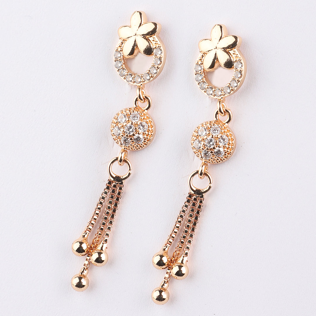 Fancy Golden Earring For Girls