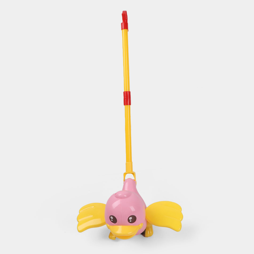 Push Pull Duck With Bell For Kids