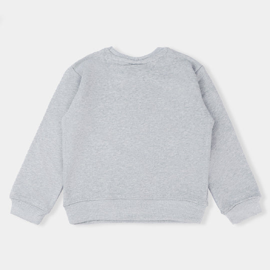 Boys Fleece Sweatshirt - H. Grey