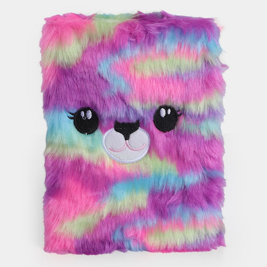 Cute Character Fur Diary/Notebook