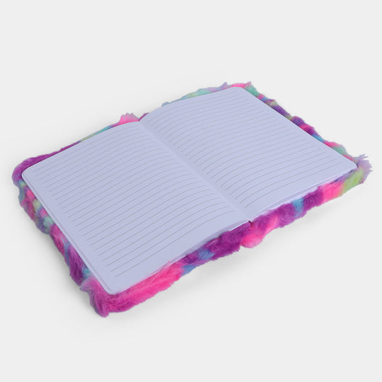 Cute Character Fur Diary/Notebook