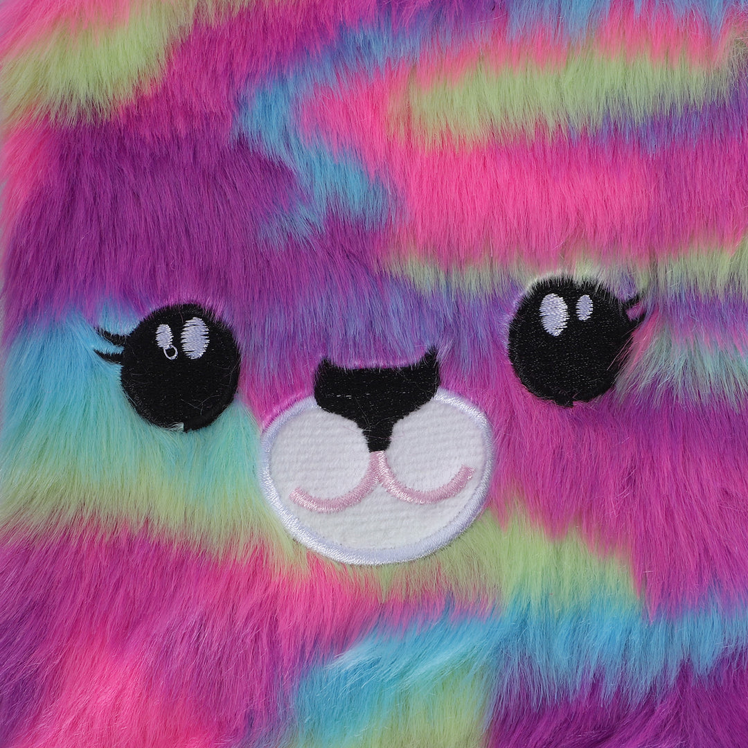 Cute Character Fur Diary/Notebook