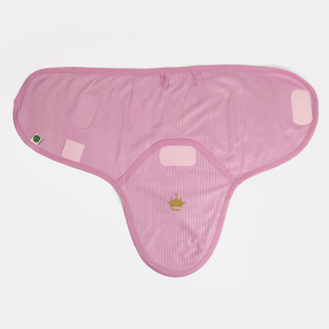 Baby Warm Swaddle With Cap | Pink