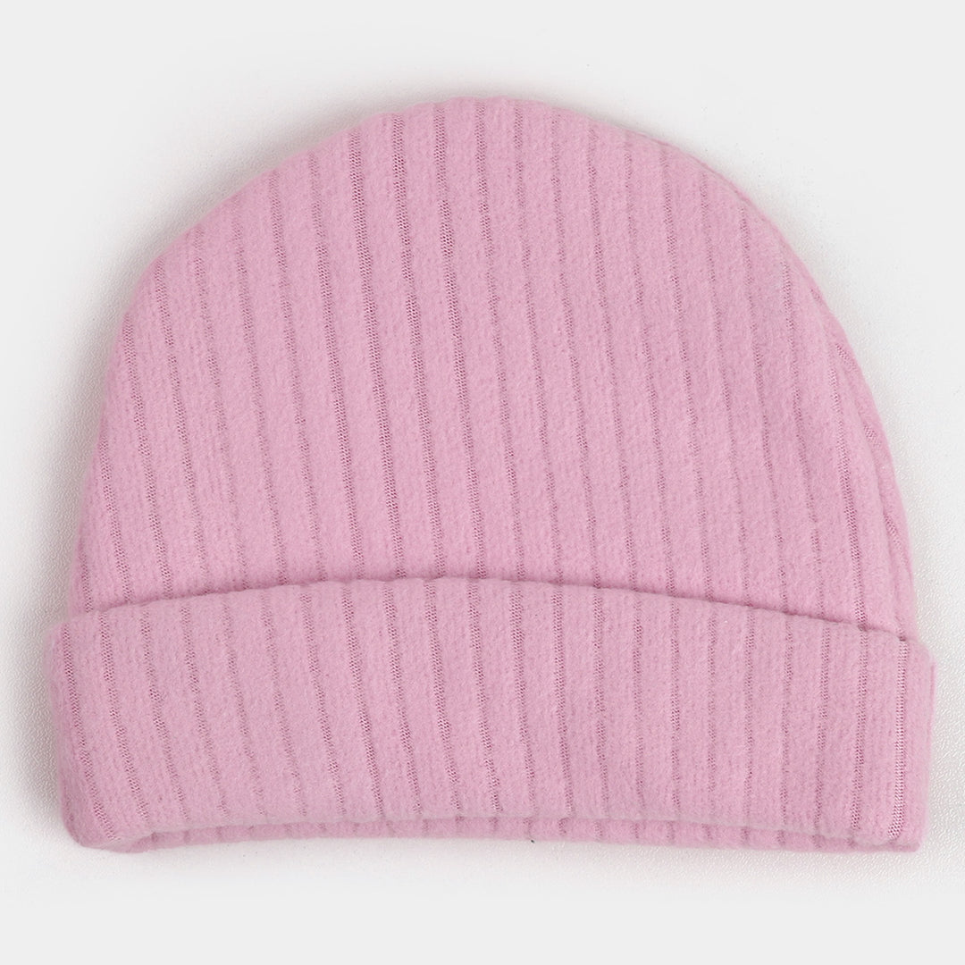 Baby Warm Swaddle With Cap | Pink