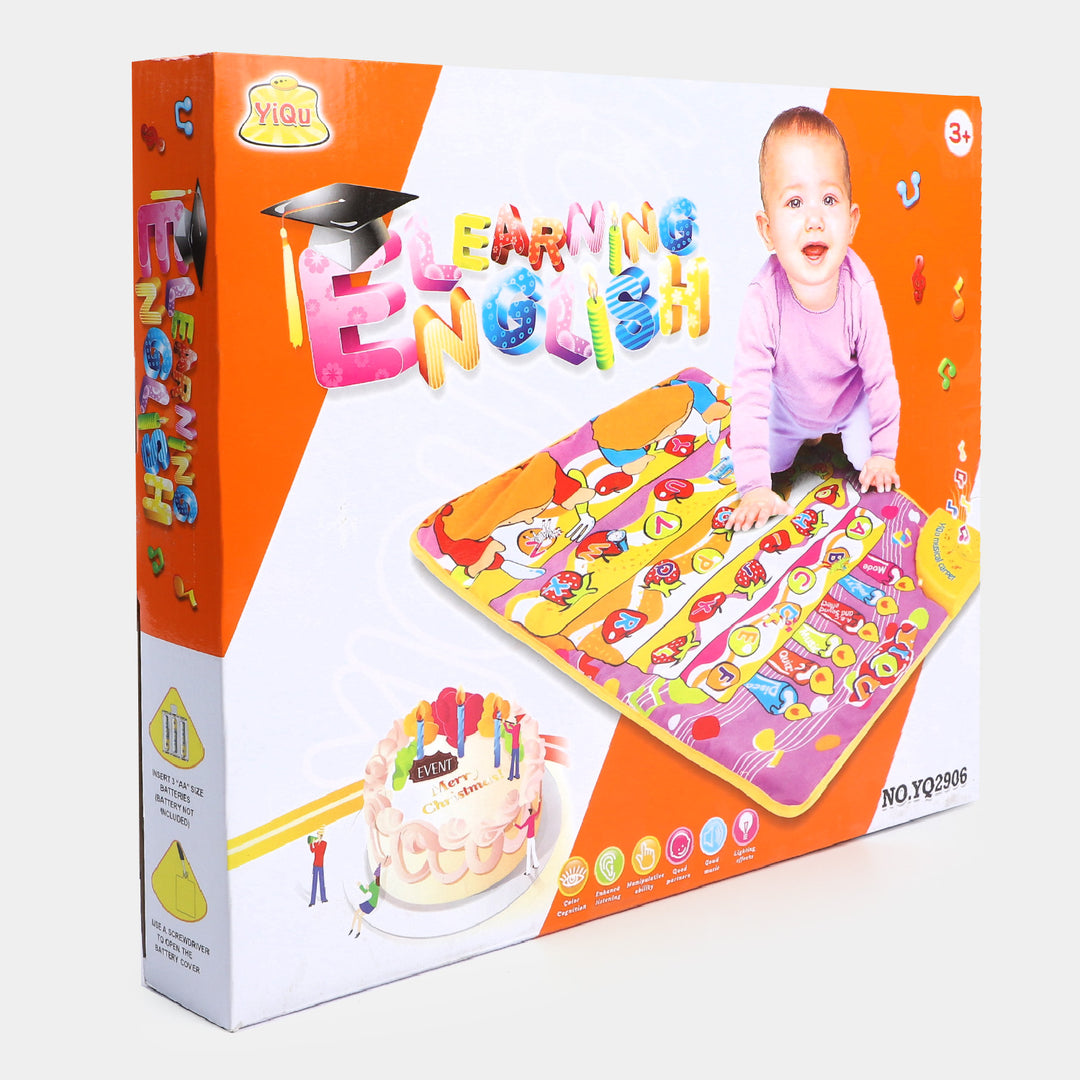 Learning English Educational Floor Playmat For Kids