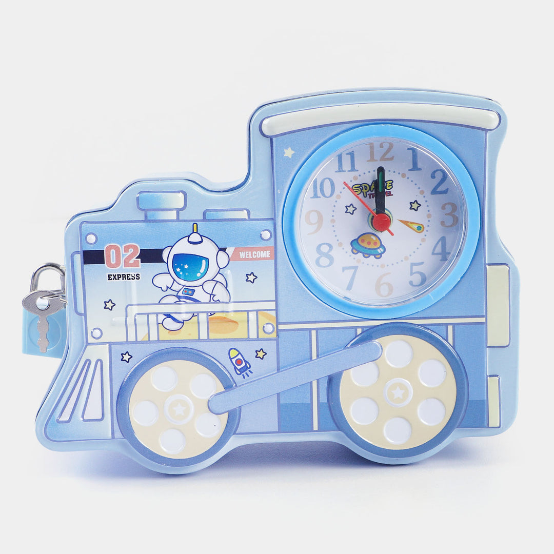 Metal Coin/Money With Lock Box For Kids