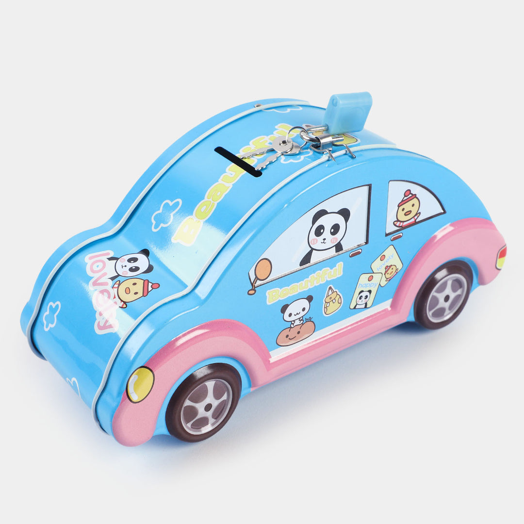 Metal Coin/Money With Lock Box For Kids