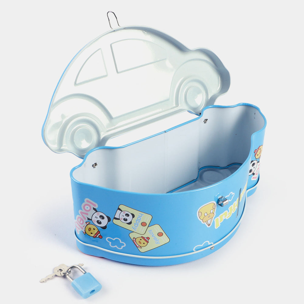 Metal Coin/Money With Lock Box For Kids