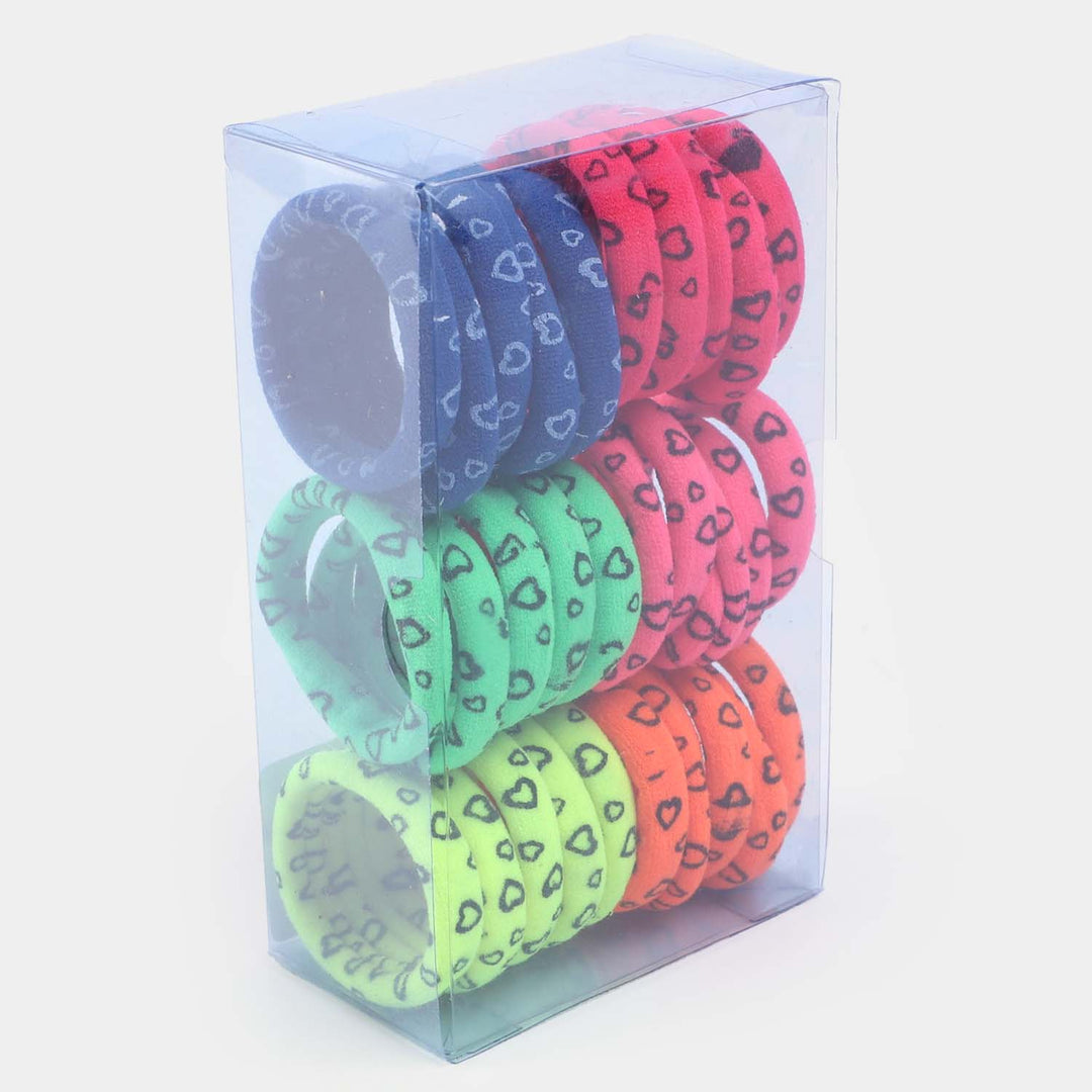 Girls Multicolor Hair Ties/Pony Set