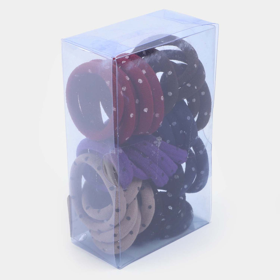 Girls Multicolor Hair Ties/Pony Set