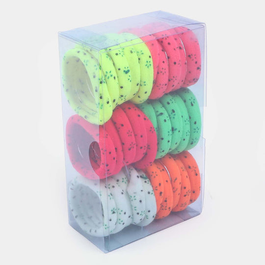 Girls Multicolor Hair Ties/Pony Set