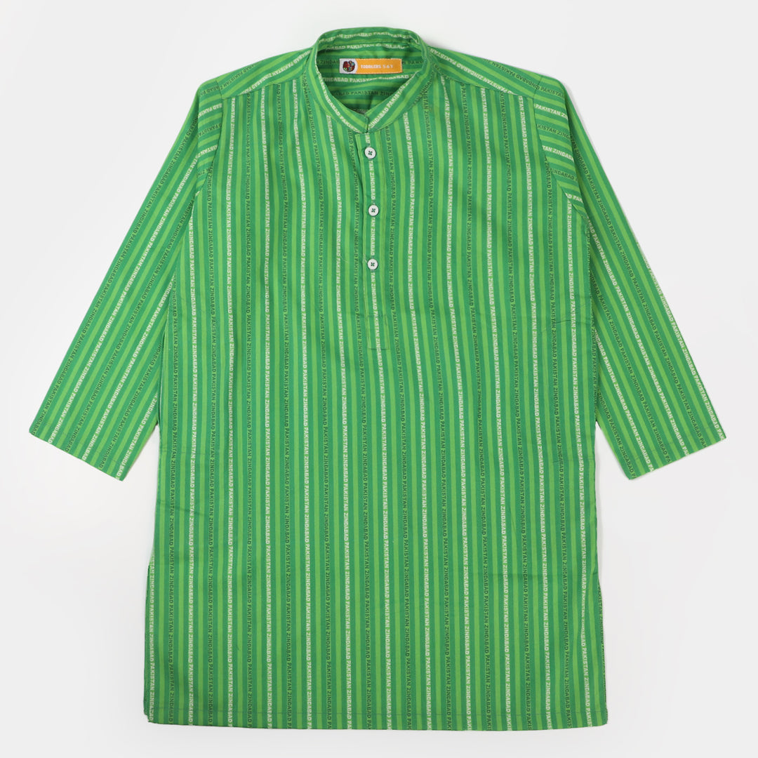 Boys Pakistan Zindabad Kurta – Green