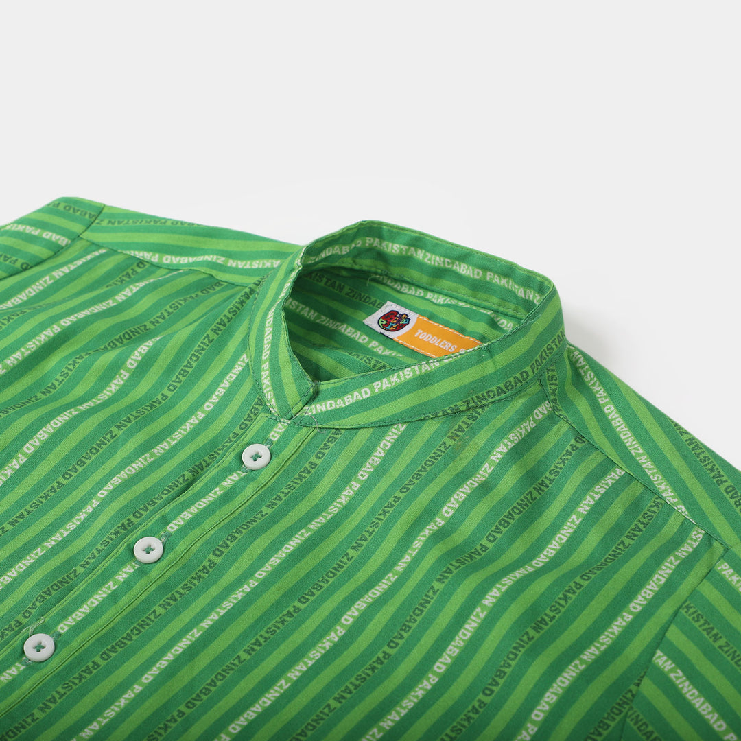 Boys Pakistan Zindabad Kurta – Green
