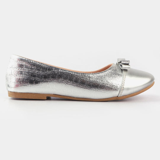 Girls Pumps 80-30-SILVER