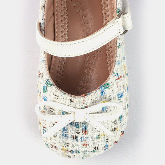 Girls Pumps SA-26-White