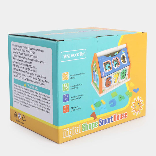 Wooden Digital Shape Smart House