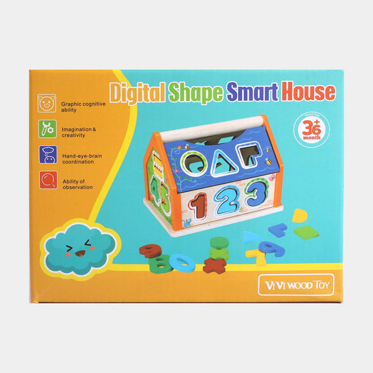 Wooden Digital Shape Smart House
