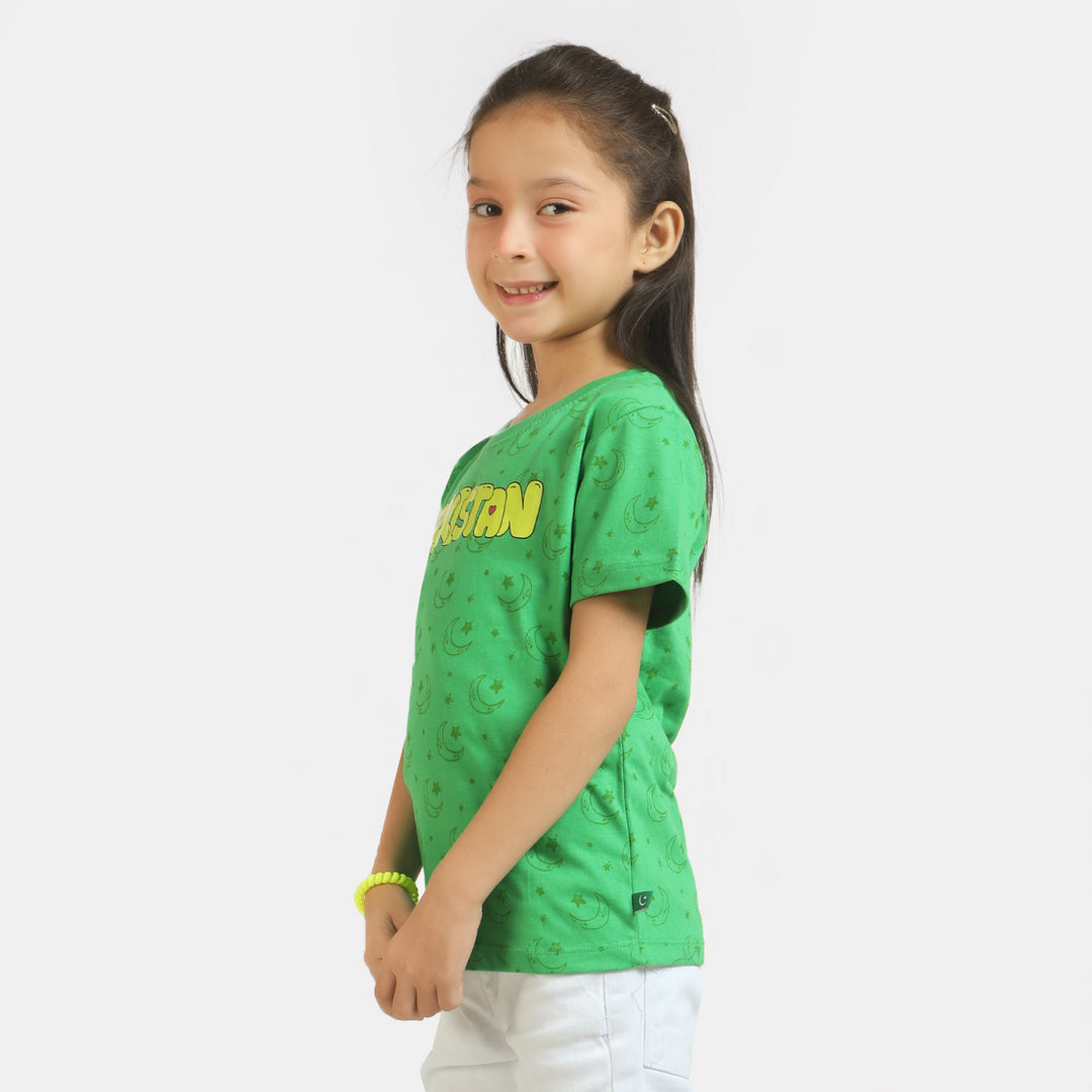 Girls Pakistan Classic T-Shirt – Green