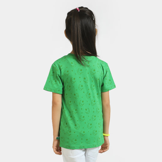 Girls Pakistan Classic T-Shirt – Green
