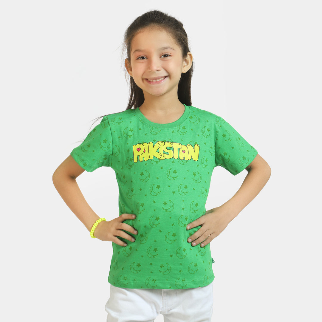 Girls Pakistan Classic T-Shirt – Green