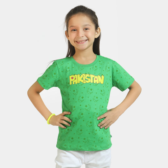 Girls Pakistan Classic T-Shirt – Green