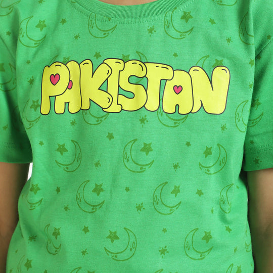Girls Pakistan Classic T-Shirt – Green