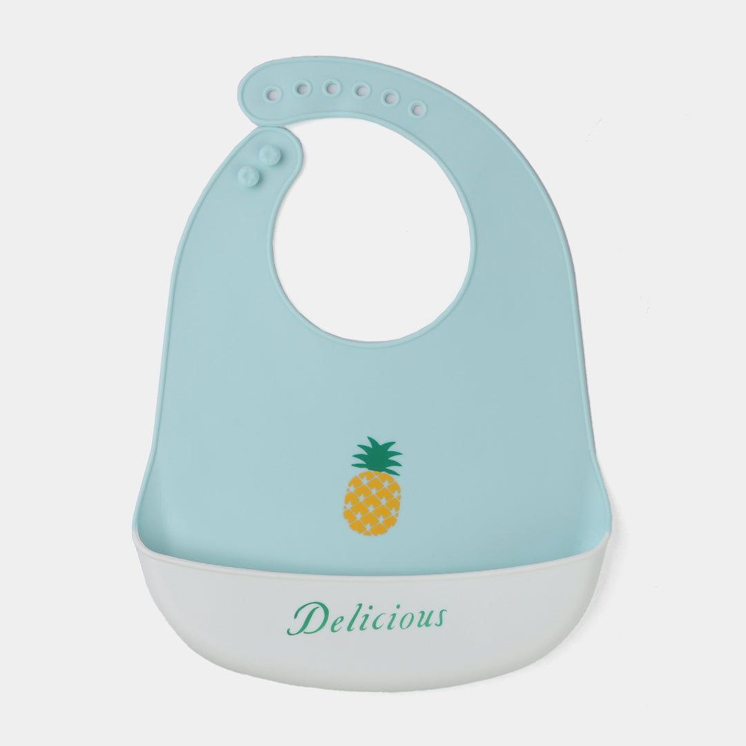 Baby Silicone Bib Food Catcher Pocket | 6M+