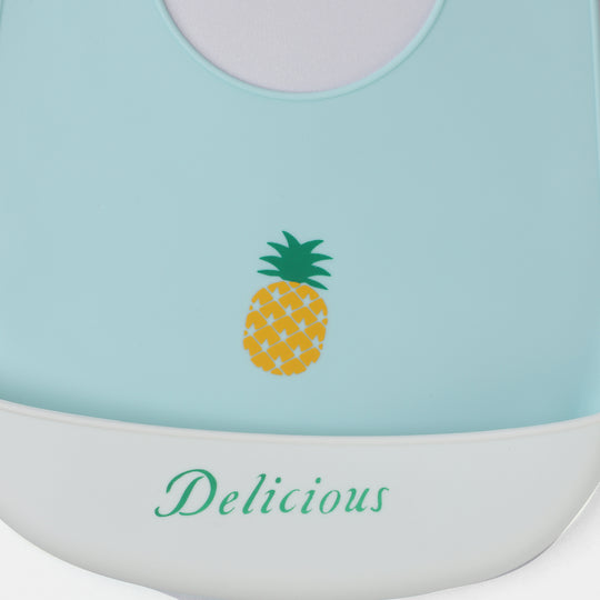 Baby Silicone Bib Food Catcher Pocket | 6M+