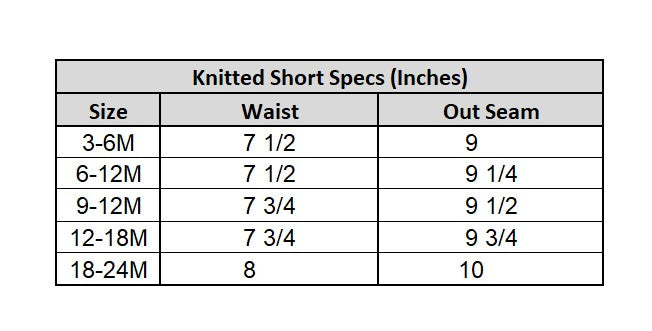 Infant Girls Denim Rigid Shorts - Mid Blue