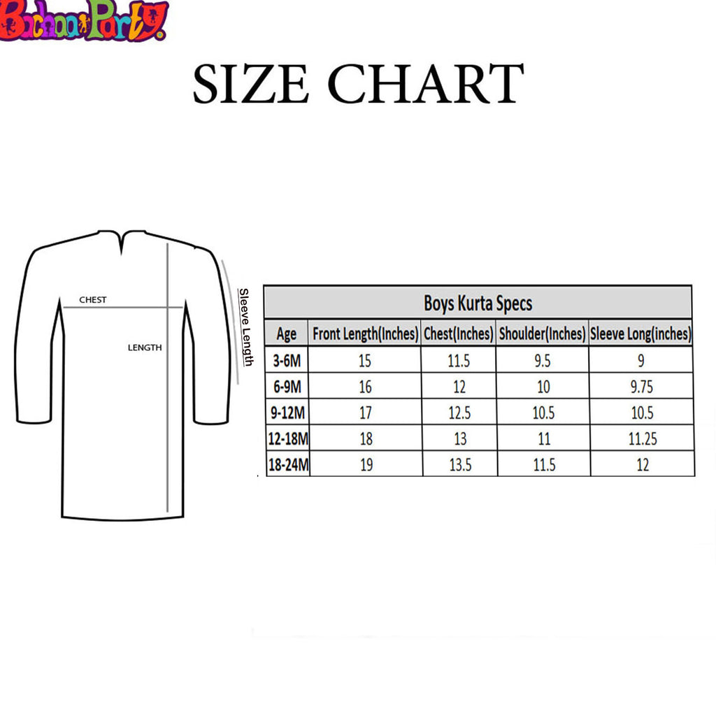 Infant Slub Kurta For Boys