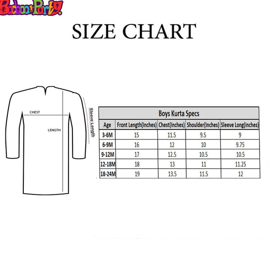 Infant Boys Cotton Poplin Basic Kurta - Mustard