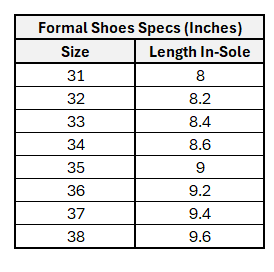 Boys Formal Shoes MF05-MAROON