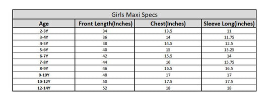 Girls Georgette Fancy Maxi Dress - Golden